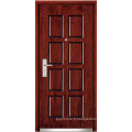 Porte en acier en bois (WX-SW-104)